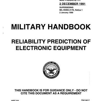 خرید و دانلود نسخه کامل کتاب MIL-HDBK-217F. Military handbook. Reliability prediction of electronic equipment
