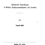 خرید و دانلود نسخه کامل کتاب Minchen Herzlieb. Erläuternde Bemerkungen zu Goethe’s Wahlverwandtschaften und Sonetten