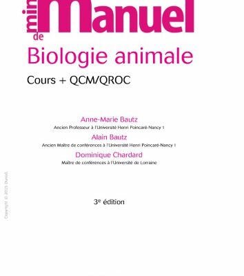 خرید و دانلود نسخه کامل کتاب Mini manuel de biologie animale : cours + QCM