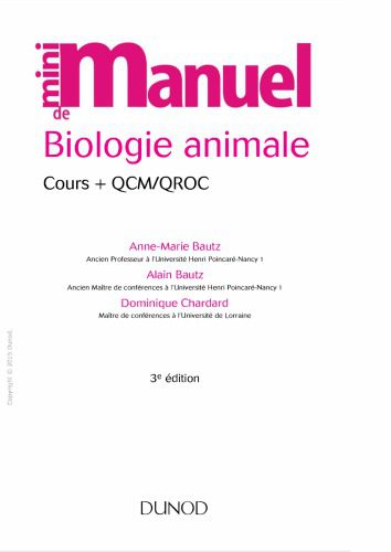 خرید و دانلود نسخه کامل کتاب Mini manuel de biologie animale : cours + QCM_68e80442a0c3c.jpeg خرید و دانلود نسخه کامل کتاب Mini manuel de biologie animale : cours + QCM