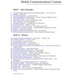 خرید و دانلود نسخه کامل کتاب Mobile Communications Contents