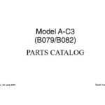 خرید و دانلود نسخه کامل کتاب Model A-C3. (B079, B082) parts catalog