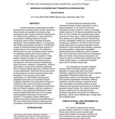 خرید و دانلود نسخه کامل کتاب Modeling gun bore heat transfer and degradation