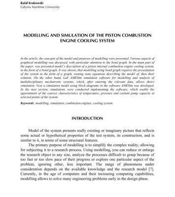 خرید و دانلود نسخه کامل کتاب Modelling and simulation of the piston combustion engine cooling system