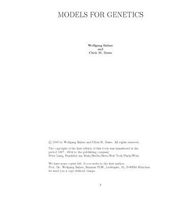 خرید و دانلود نسخه کامل کتاب Models for Genetics