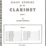 خرید و دانلود نسخه کامل کتاب Modern Daily Studies for the Clarinet. Book 1
