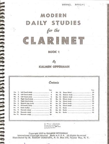 خرید و دانلود نسخه کامل کتاب Modern Daily Studies for the Clarinet. Book 1_68df32b538871.jpeg خرید و دانلود نسخه کامل کتاب Modern Daily Studies for the Clarinet. Book 1
