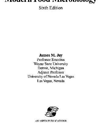 خرید و دانلود نسخه کامل کتاب Modern Food Microbiology