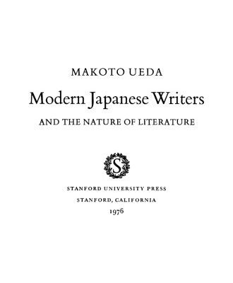 خرید و دانلود نسخه کامل کتاب Modern Japanese Writers and the Nature of Literature