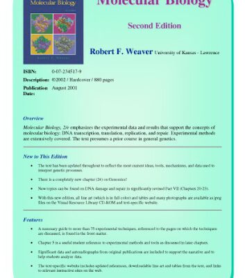 خرید و دانلود نسخه کامل کتاب Molecular Biology