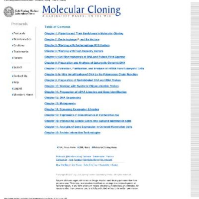 خرید و دانلود نسخه کامل کتاب Molecular Cloning