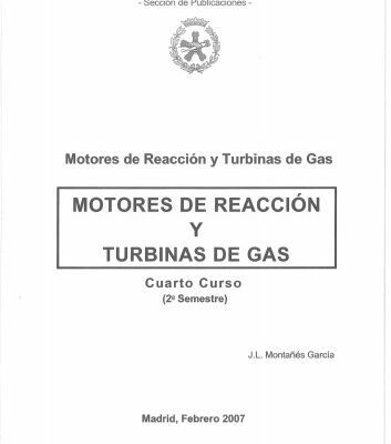 خرید و دانلود نسخه کامل کتاب Motores de Reacción y Turbinas de Gas