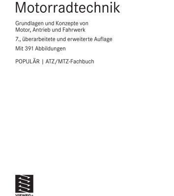 خرید و دانلود نسخه کامل کتاب Motorradtechnik: Grundlagen und Konzepte von Motor, Antrieb und Fahrwerk