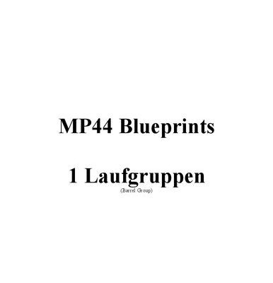 خرید و دانلود نسخه کامل کتاب MP44 Sturmgewehr Assault Rifle Blueprints – 1 Laufgruppen (Barrel Group)