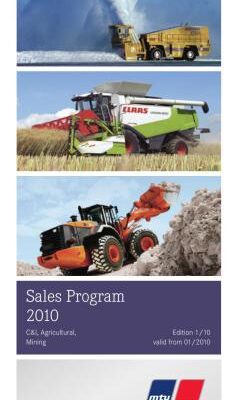 خرید و دانلود نسخه کامل کتاب MTU Friedrichshafen GmbH. Sales Program 2010. C&I, Agricultural, Mining