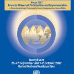 خرید و دانلود نسخه کامل کتاب Multilateral Treaty Framework: An Invitation to Universal Participation – Focus 2007, Towards Universal Participation and Implementation. A …