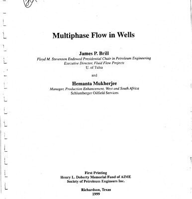 خرید و دانلود نسخه کامل کتاب Multiphase Flow in Wells, No. 17