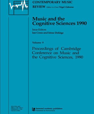 خرید و دانلود نسخه کامل کتاب Music and the Cognitive Sciences 1990 (Contemporary Music Review (M.E. Sharpe))