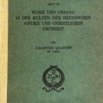 خرید و دانلود نسخه کامل کتاب Musik und Gesang in den Kulten der heidnischen Antike und christlichen Frühzeit