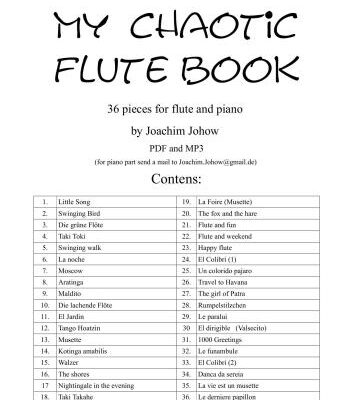 خرید و دانلود نسخه کامل کتاب My chaotic Flute book