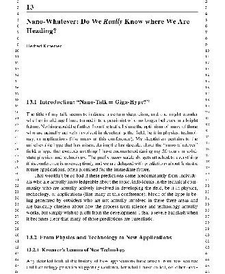 خرید و دانلود نسخه کامل کتاب Nano-Whatever: DoWe Really Knowwhere We Are Heading?