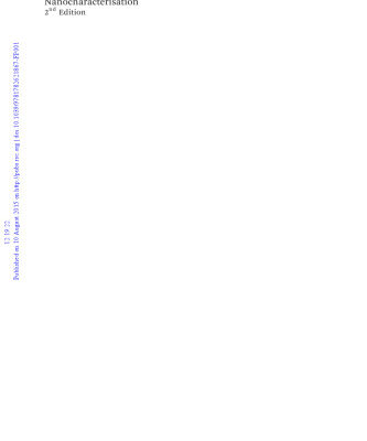 خرید و دانلود نسخه کامل کتاب Nanocharacterisation