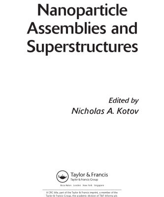 خرید و دانلود نسخه کامل کتاب Nanoparticle Assemblies and Superstructures