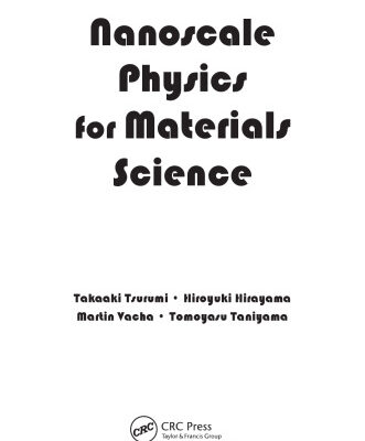 خرید و دانلود نسخه کامل کتاب Nanoscale Physics for Materials Science