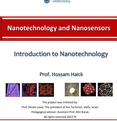 خرید و دانلود نسخه کامل کتاب Nanotechnology and Nanosensors. Introduction to Nanotechnology