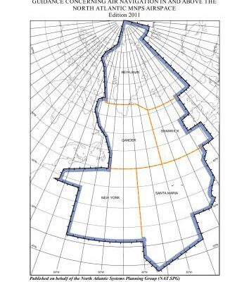 خرید و دانلود نسخه کامل کتاب NAT Doc 007: Guidance concerning air navigation in and above the North Atlantic MNPS airspace