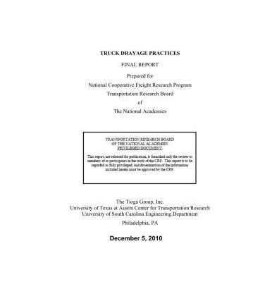 خرید و دانلود نسخه کامل کتاب National Cooperative Freight Research Program (NCFRP) Truck Drayage Productivity Guide: Final Report and Appendices. Report 11