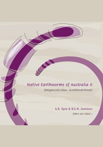 خرید و دانلود نسخه کامل کتاب Native Earthworms of Australia II (Megascolecidae, Acanthodrilinae)_68ea0ba234120.jpeg خرید و دانلود نسخه کامل کتاب Native Earthworms of Australia II (Megascolecidae, Acanthodrilinae)