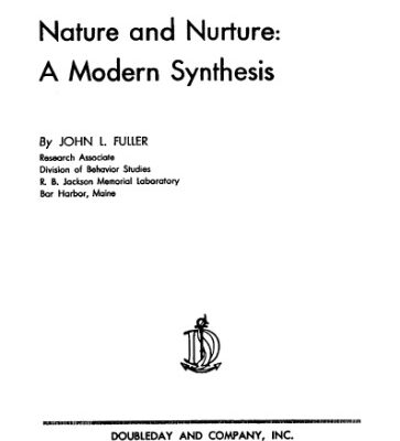 خرید و دانلود نسخه کامل کتاب Nature and Nurture: A Modern Synthesis
