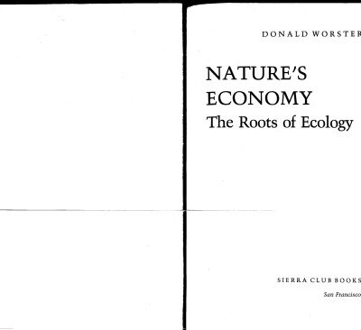 خرید و دانلود نسخه کامل کتاب Nature’s Economy: The Roots of Ecology