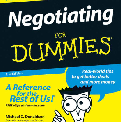 خرید و دانلود نسخه کامل کتاب Negotiating For Dummies