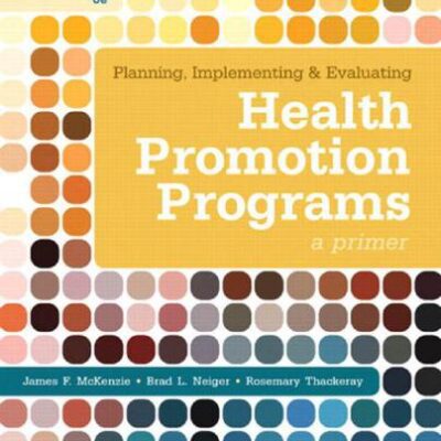 خرید و دانلود نسخه کامل کتاب Neiger. Planning, implementing, and evaluating health promotion programs: a primer