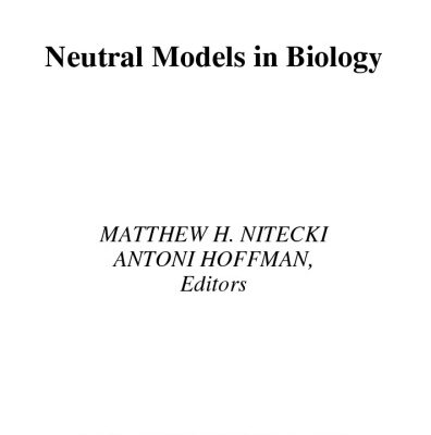 خرید و دانلود نسخه کامل کتاب Neutral Models in Biology