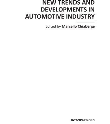 خرید و دانلود نسخه کامل کتاب New Trends and Developments in Automotive Industry