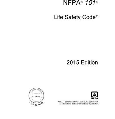 خرید و دانلود نسخه کامل کتاب NFPA 101 – Life Safety Code – 2015 Edition