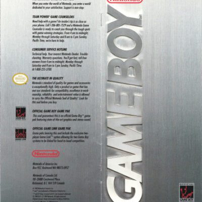 خرید و دانلود نسخه کامل کتاب Nintendo Game Boy – Silver Booklet