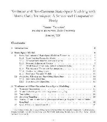 خرید و دانلود نسخه کامل کتاب Nonlinear and Non-Gaussian State-Space Modeling with Monte Carlo Techniques: A Survey and Comparative Study