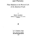 خرید و دانلود نسخه کامل کتاب North American Forests and Forestry, Their Relations to the National Life of the American People