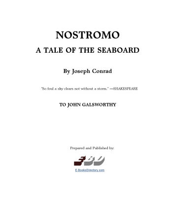 خرید و دانلود نسخه کامل کتاب Nostromo