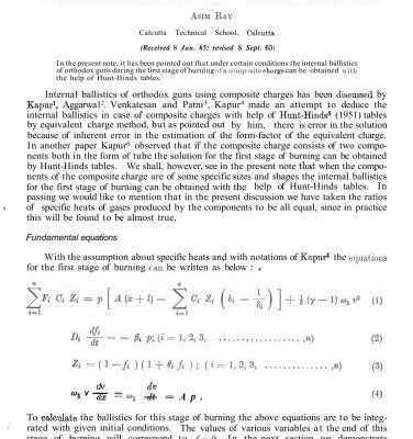 خرید و دانلود نسخه کامل کتاب Note on internal ballistics with composite charge