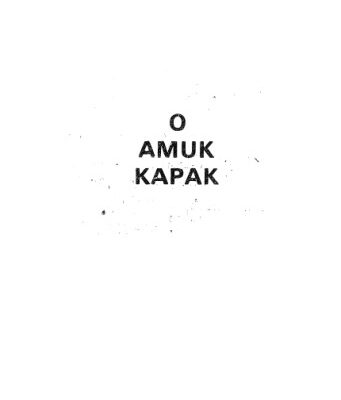 خرید و دانلود نسخه کامل کتاب O Amuk Kapak