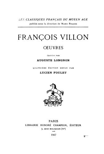 خرید و دانلود نسخه کامل کتاب Oeuvres de François Villon_68e1d6548467e.jpeg خرید و دانلود نسخه کامل کتاب Oeuvres de François Villon