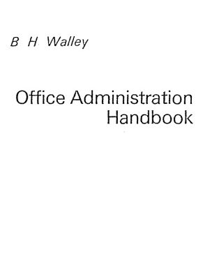 خرید و دانلود نسخه کامل کتاب Office administration handbook