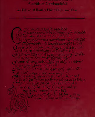 خرید و دانلود نسخه کامل کتاب Old Irish wisdom attributed to Aldfrith of Northumbria : an edition of Bríathra Flainn Fhína maic Ossu