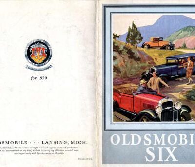 خرید و دانلود نسخه کامل کتاب Oldsmobile Six for 1929. Highest motoring value the day you buy it and every day you drive it