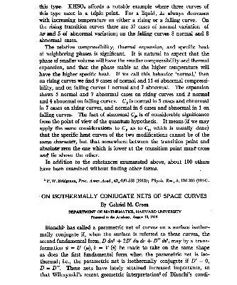 خرید و دانلود نسخه کامل کتاب On Isothermally Conjugate Nets of Space Curves
